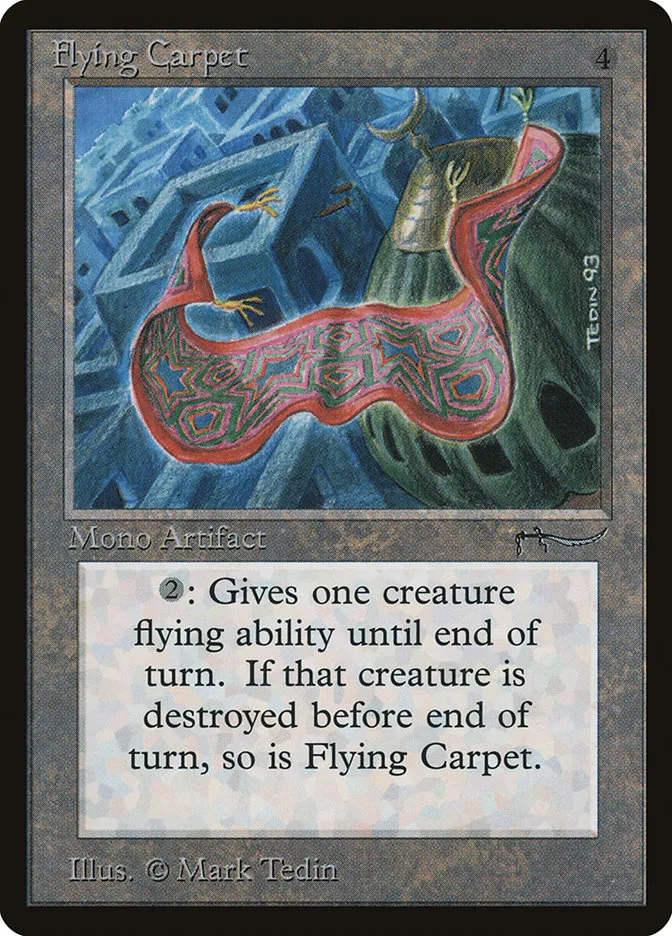 1993 Arabian Nights Flying Carpet uncommon #63 uncommon card image