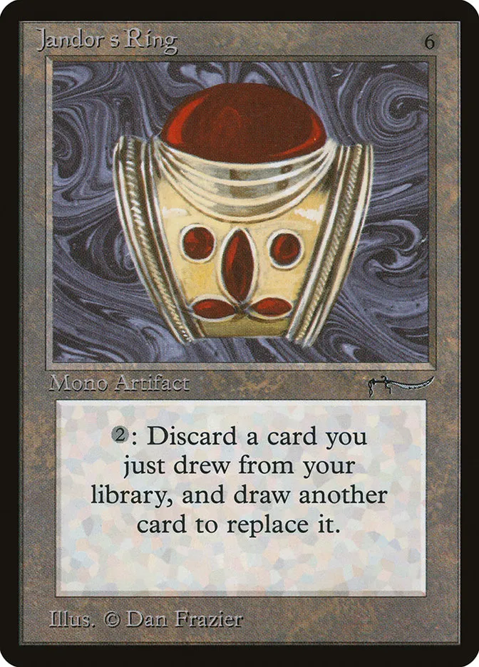 1993 Arabian Nights Jandor's Ring #64 rare card image