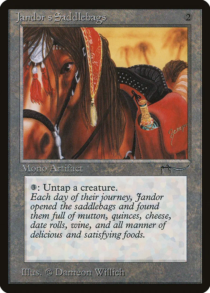 1993 Arabian Nights Jandor's Saddlebags rare #65 rare card image