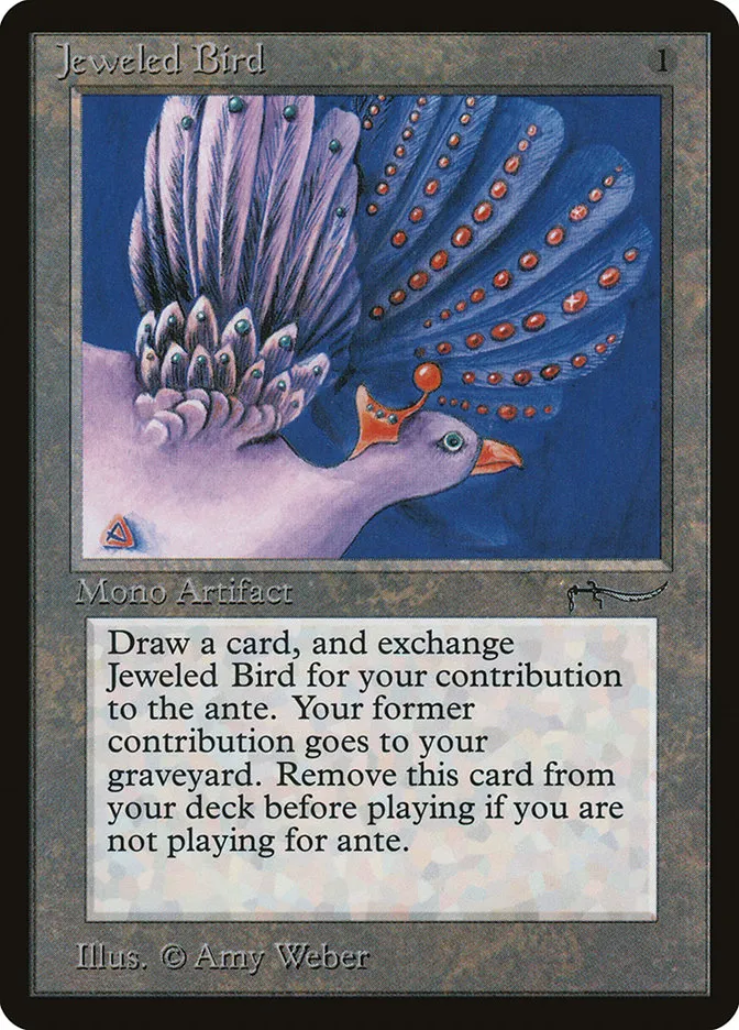 1993 Arabian Nights Jeweled Bird uncommon #66 uncommon card image