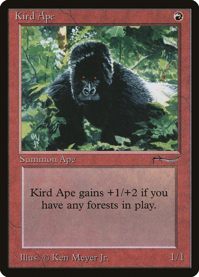 1993 Arabian Nights Kird Ape common #40 common card image