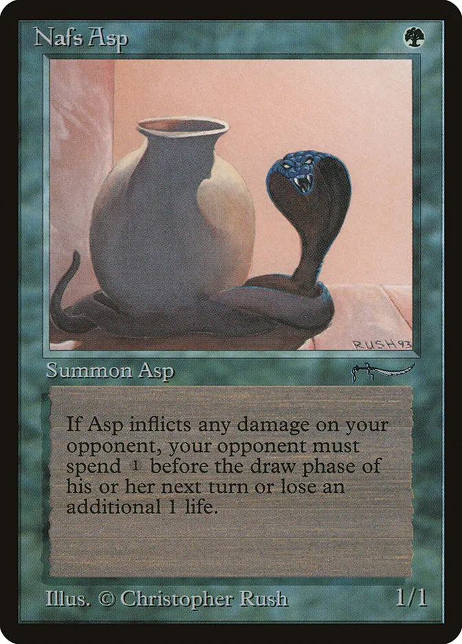 1993 Arabian Nights Nafs Asp common #52 common card image