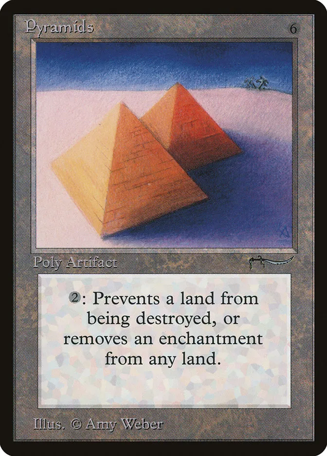 1993 Arabian Nights Pyramids rare #67 rare card image