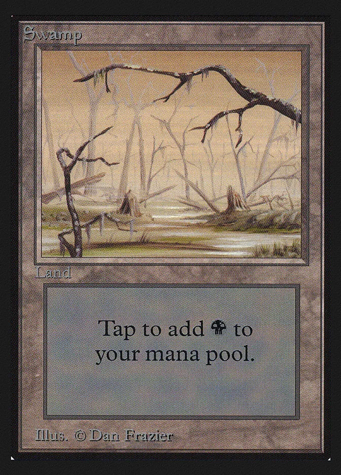 1993 Collectors' Edition Swamp [295] common #295 common card image