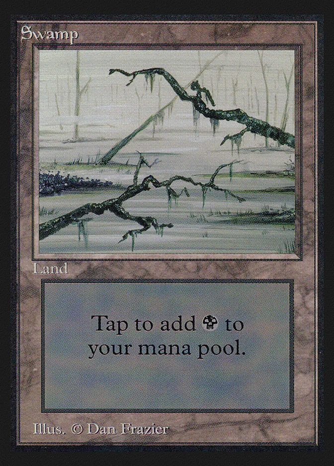 1993 Collectors' Edition Swamp [296] common #296 common card image