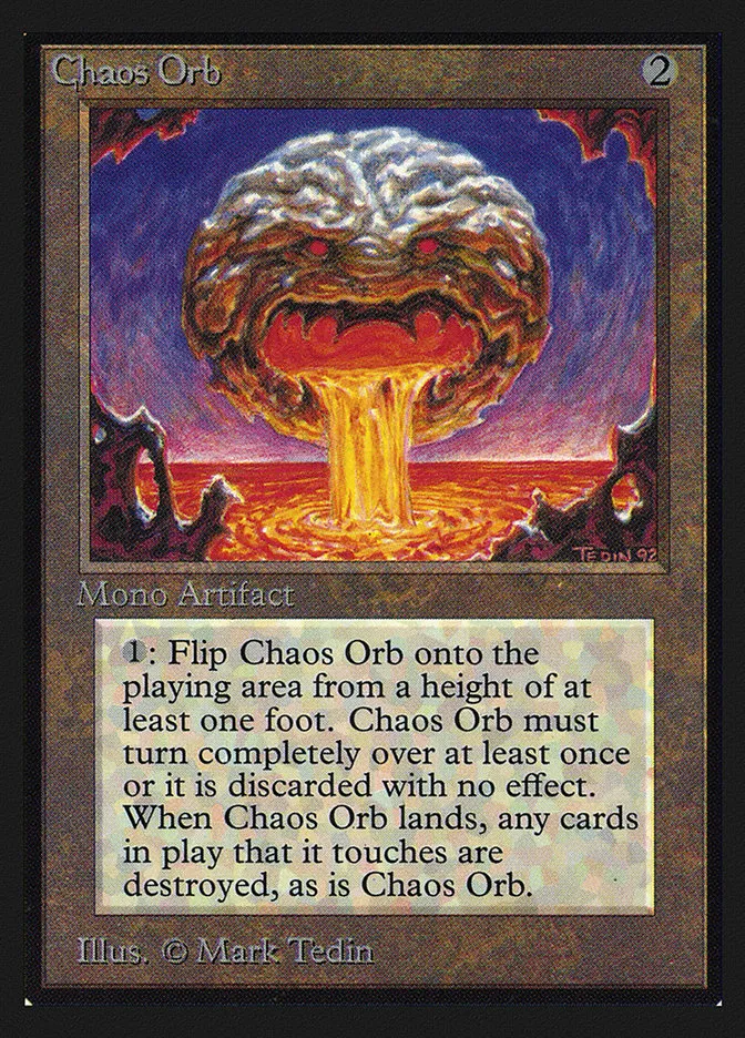 1993 Collectors' Edition Chaos Orb rare #236 rare card image