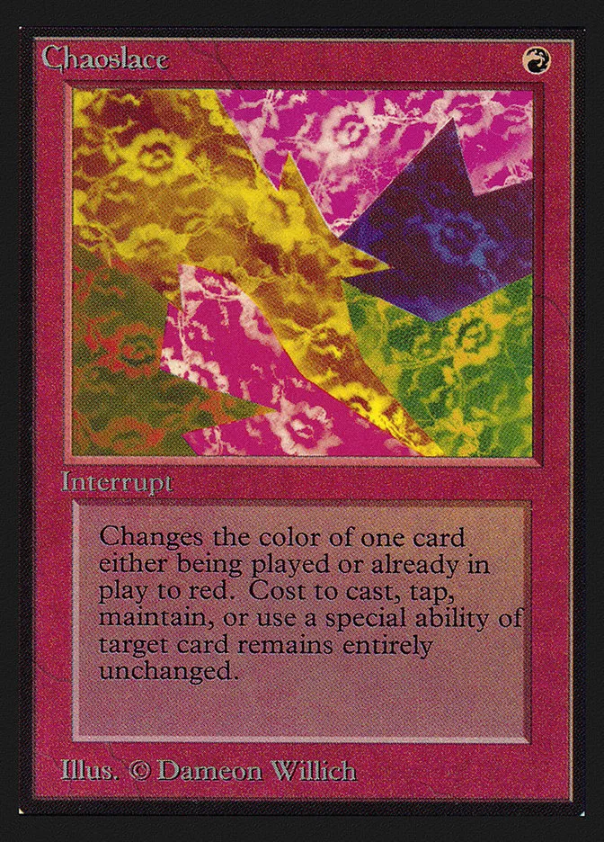 1993 Collectors' Edition Chaoslace rare #140 rare card image