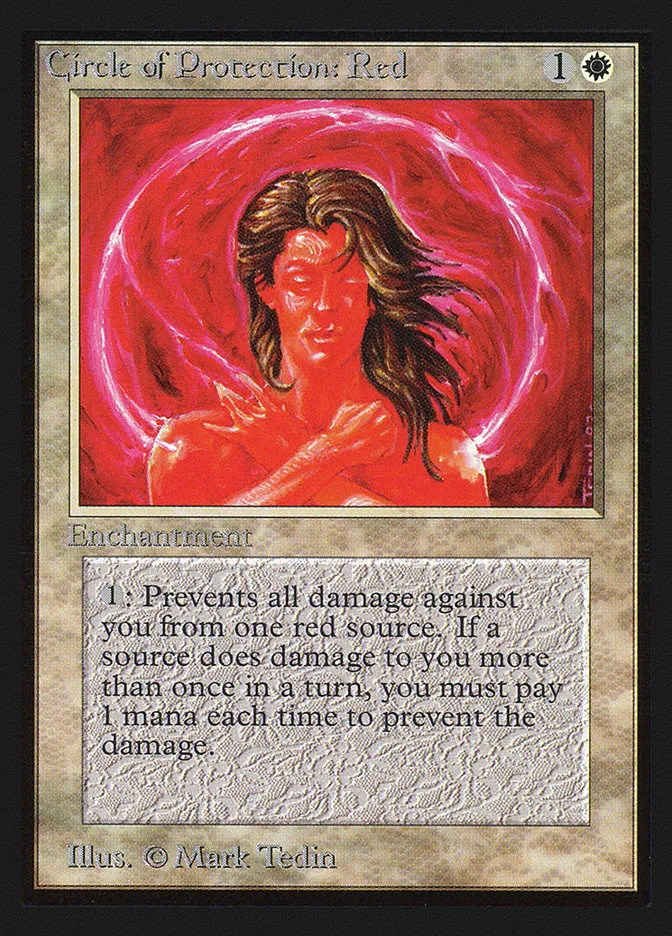 1993 Collectors' Edition Circle of Protection: Red common #13 common card image
