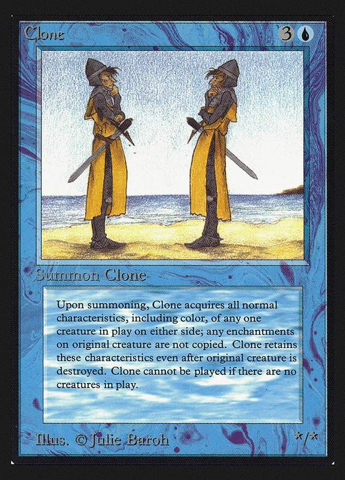 1993 Collectors' Edition Clone uncommon #52 uncommon card image