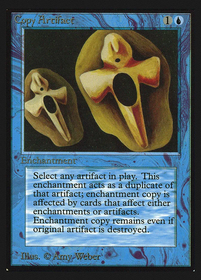 1993 Collectors' Edition Copy Artifact rare #54 rare card image