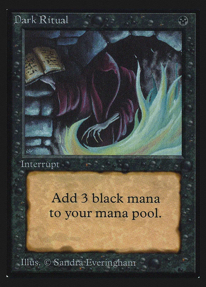 1993 Collectors' Edition Dark Ritual common #99 common card image