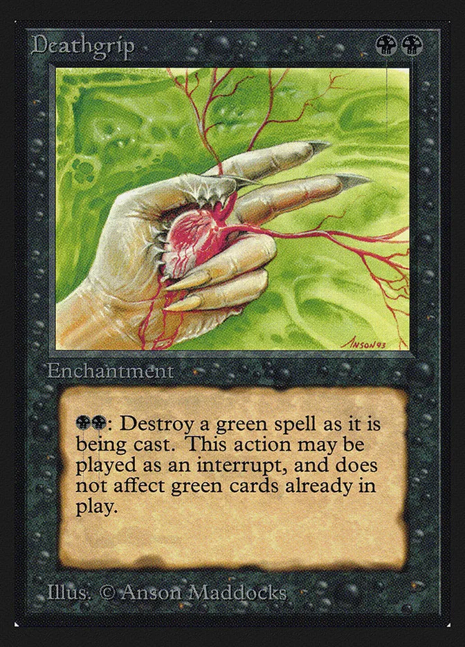 1993 Collectors' Edition Deathgrip uncommon #101 uncommon card image