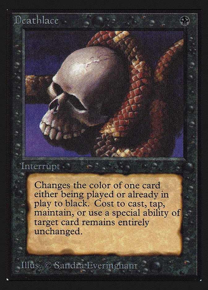 1993 Collectors' Edition Deathlace rare #102 rare card image