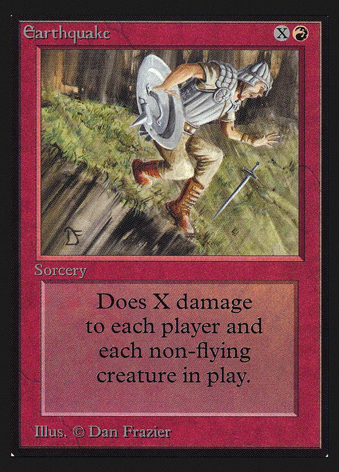 1993 Collectors' Edition Earthquake #147 rare card image