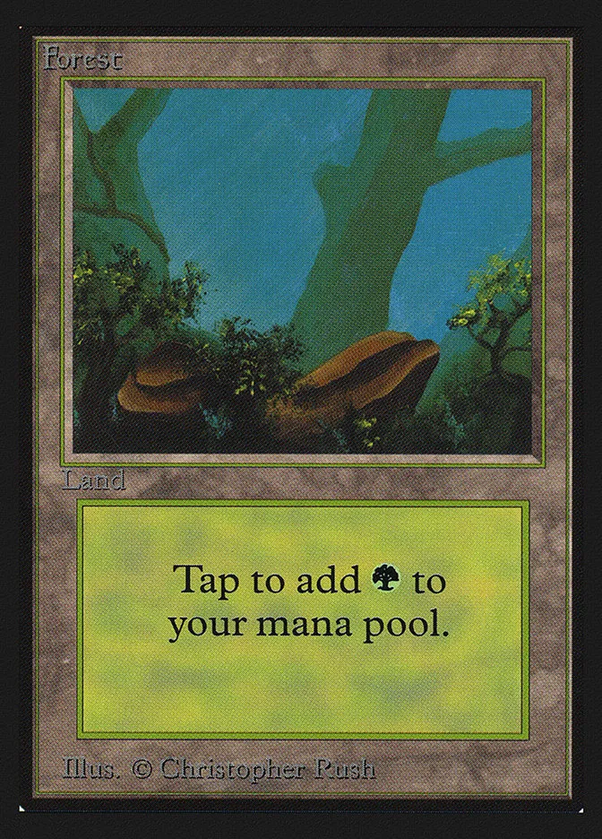1993 Collectors' Edition Forest common #300 common card image