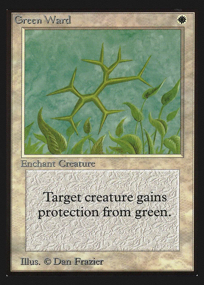 1993 Collectors' Edition Green Ward #21 uncommon card image