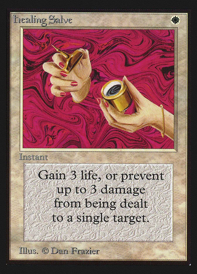 1993 Collectors' Edition Healing Salve common #23 common card image