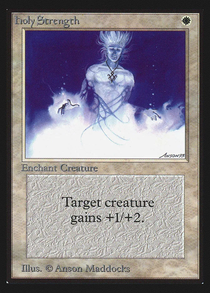 1993 Collectors' Edition Holy Strength common #25 common card image