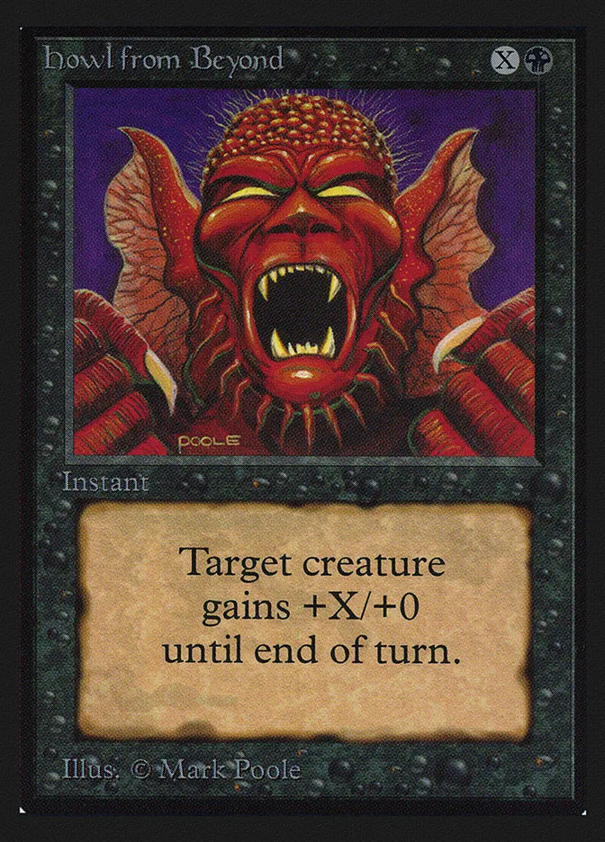 1993 Collectors' Edition Howl from Beyond #112 common card image