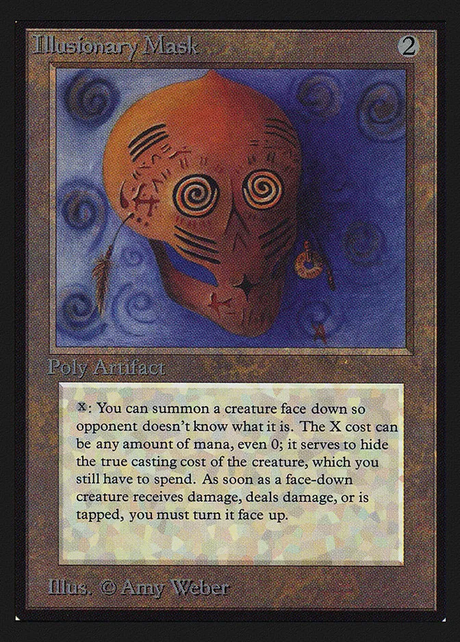 1993 Collectors' Edition Illusionary Mask rare #250 rare card image