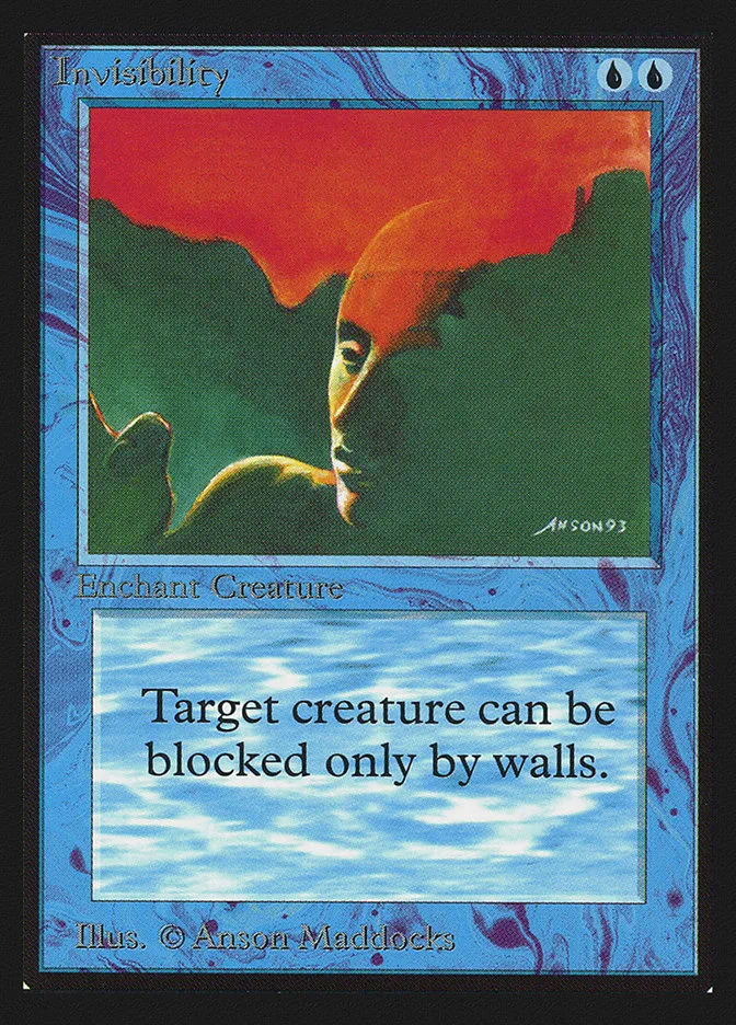 1993 Collectors' Edition Invisibility common #60 common card image