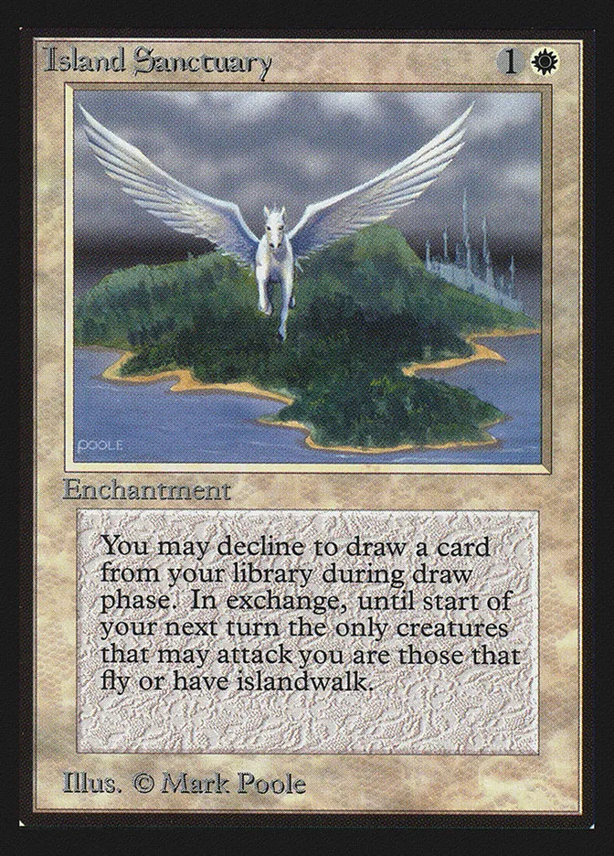 1993 Collectors' Edition Island Sanctuary rare #26 rare card image