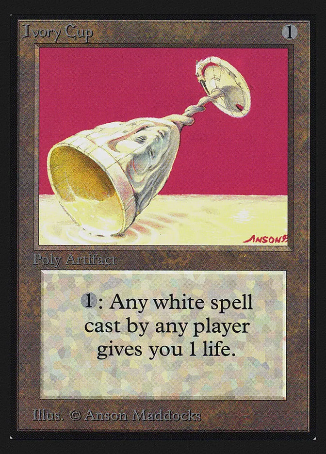 1993 Collectors' Edition Ivory Cup #252 uncommon card image