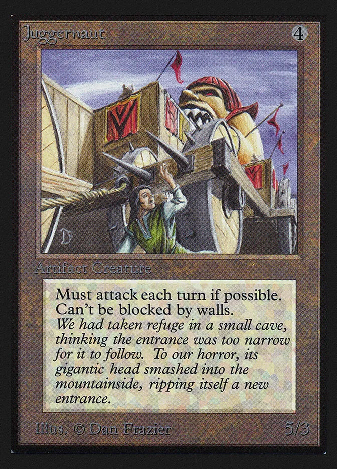 1993 Collectors' Edition Juggernaut #256 uncommon card image