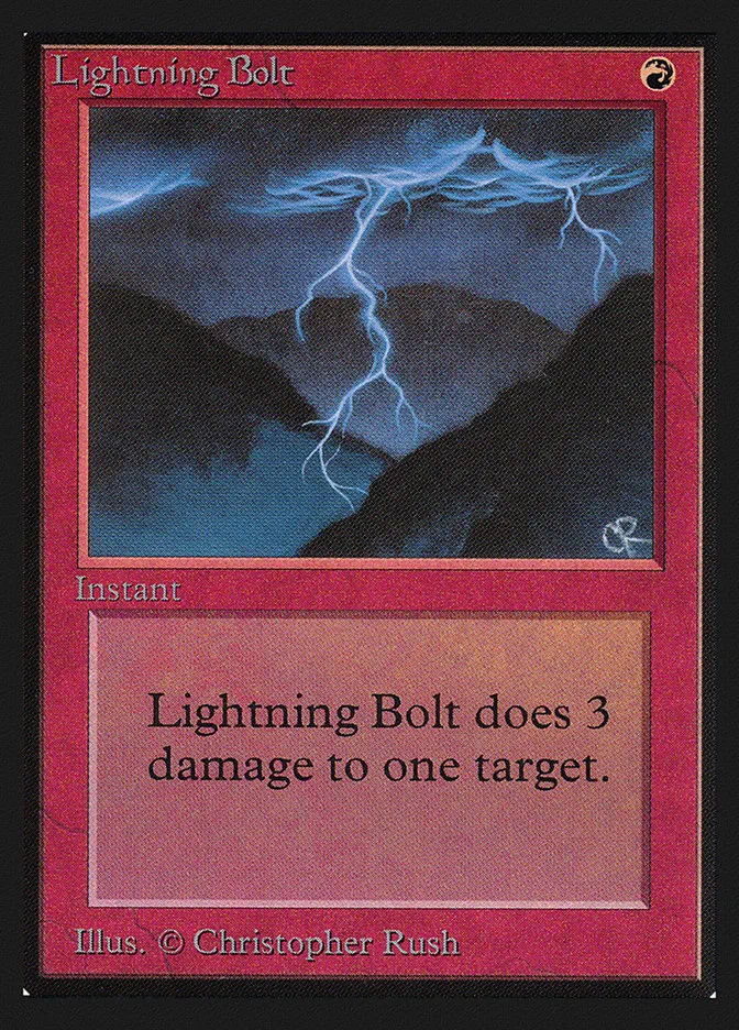 1993 Collectors' Edition Lightning Bolt common #162 common card image