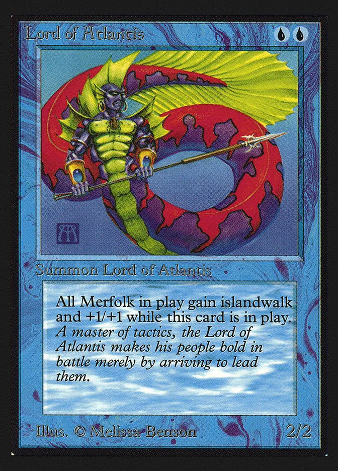 1993 Collectors' Edition Lord of Atlantis #63 rare card image