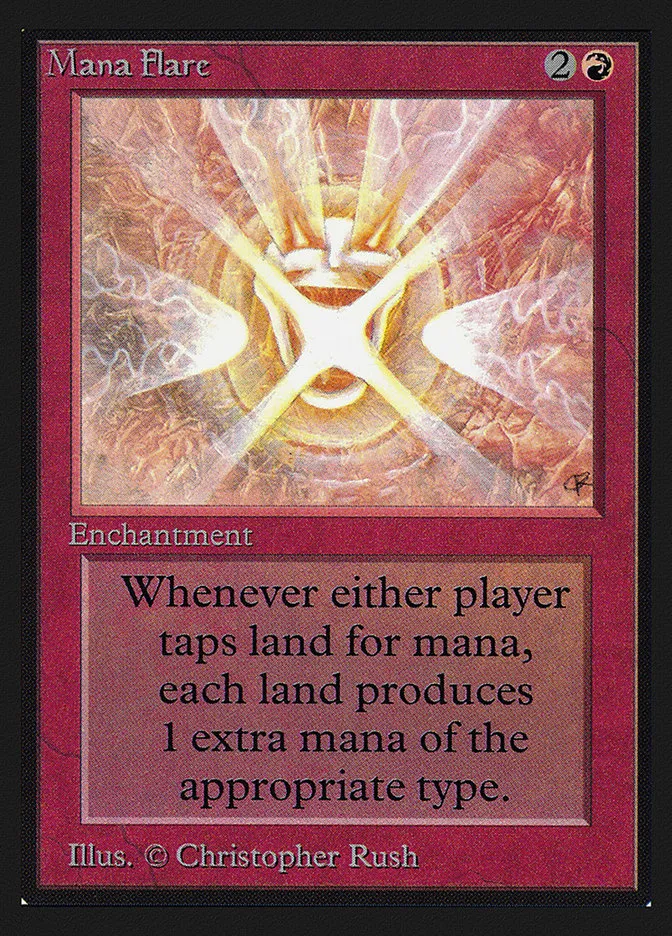 1993 Collectors' Edition Mana Flare #163 rare card image
