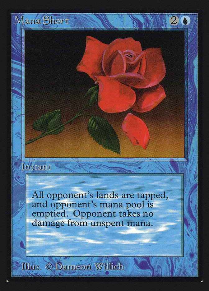 1993 Collectors' Edition Mana Short rare #66 rare card image