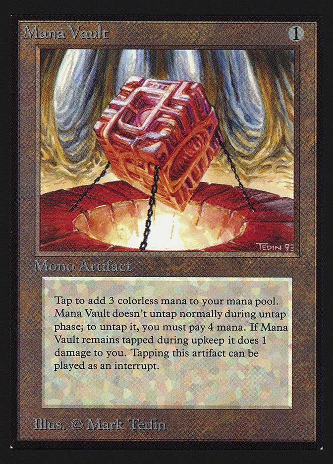 1993 Collectors' Edition Mana Vault rare #260 rare card image