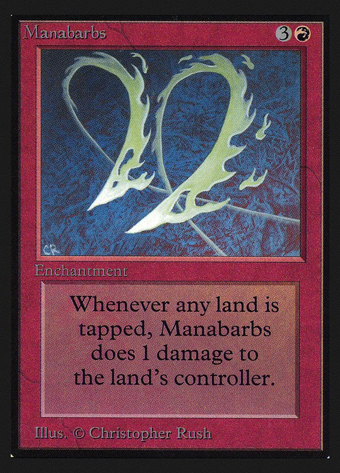 1993 Collectors' Edition Manabarbs rare #164 rare card image
