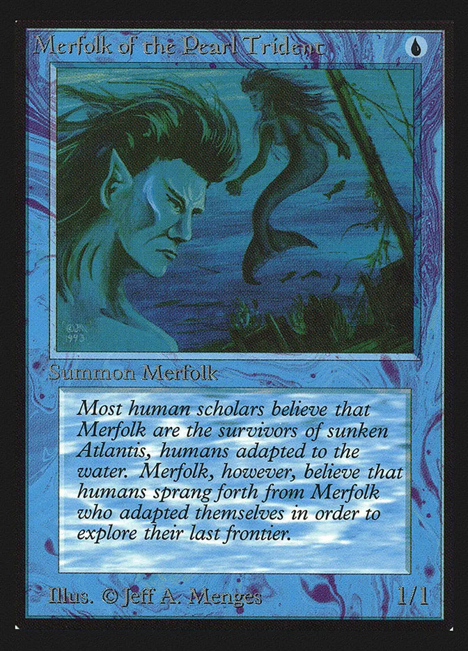 1993 Collectors' Edition Merfolk of the Pearl Trident #67 common card image