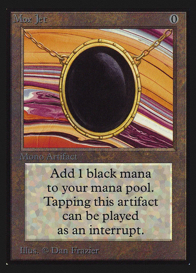 1993 Collectors' Edition Mox Jet #263 rare card image