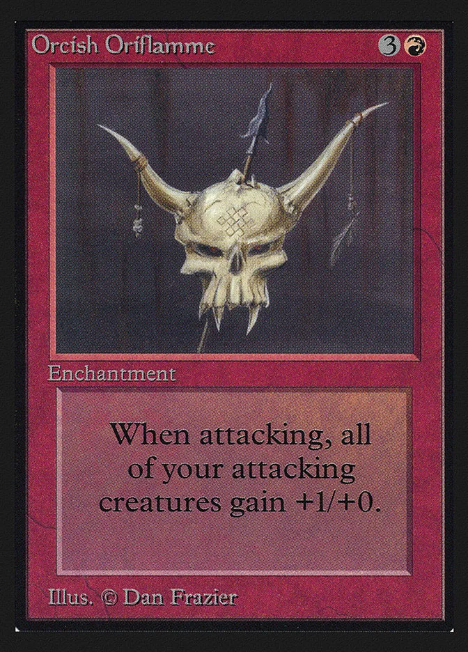 1993 Collectors' Edition Orcish Oriflamme uncommon #167 uncommon card image