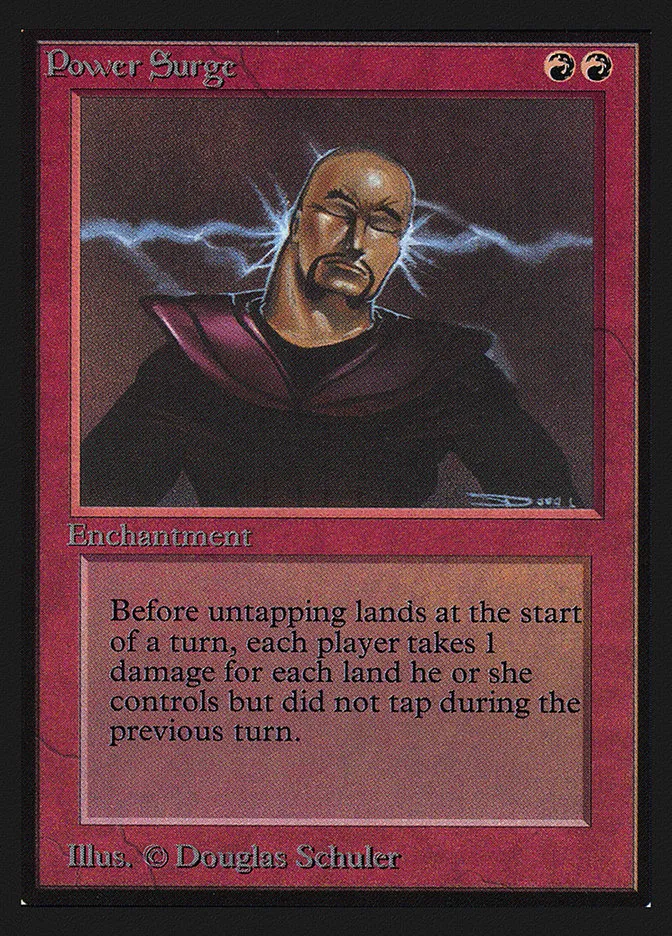 1993 Collectors' Edition Power Surge rare #168 rare card image