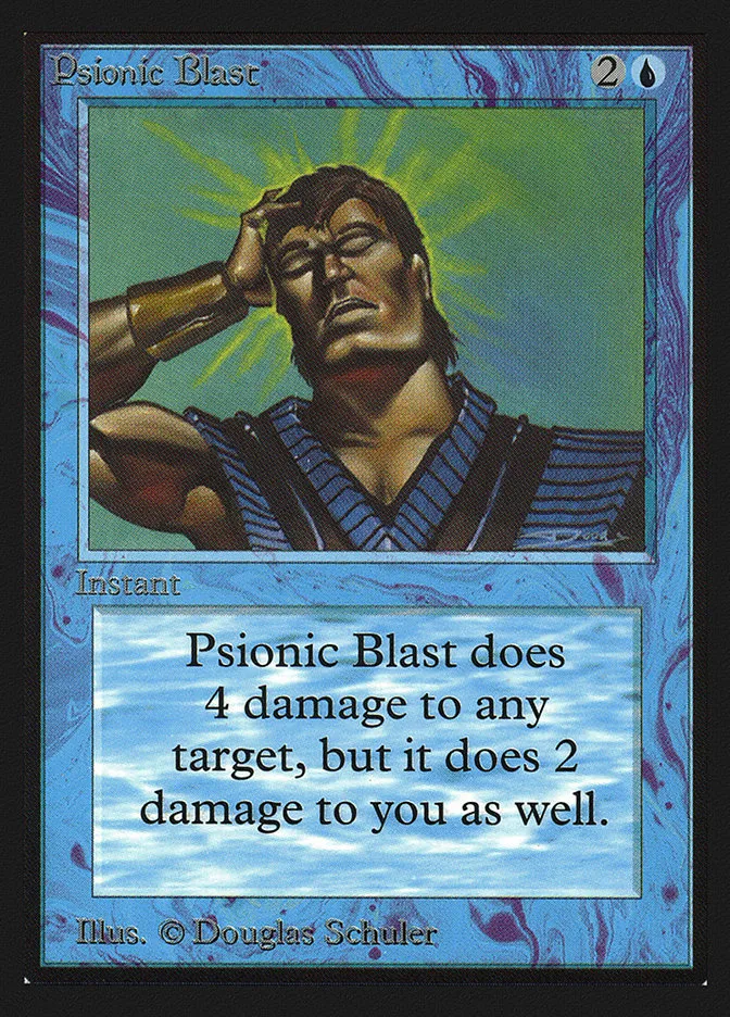 1993 Collectors' Edition Psionic Blast #75 uncommon card image