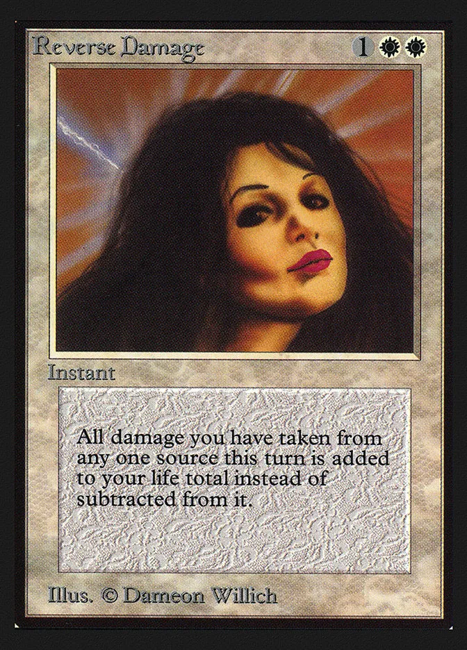 1993 Collectors' Edition Reverse Damage rare #36 rare card image