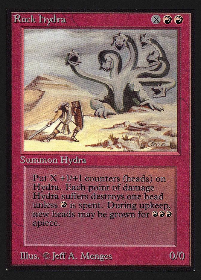 1993 Collectors' Edition Rock Hydra #172 rare card image