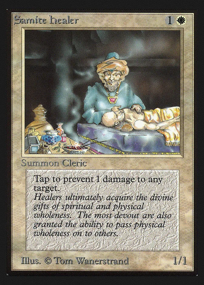 1993 Collectors' Edition Samite Healer common #38 common card image