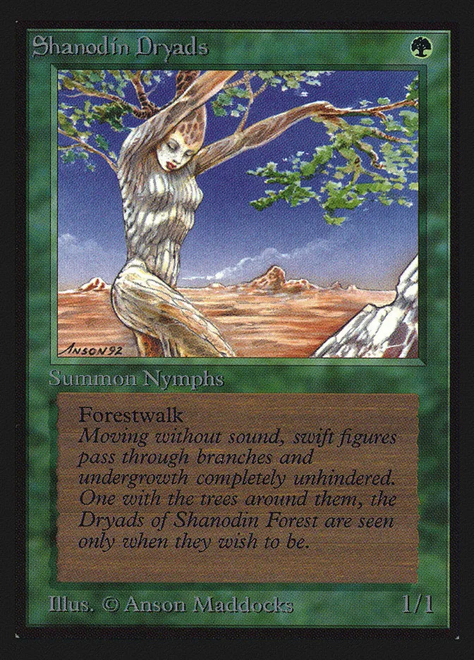 1993 Collectors' Edition Shanodin Dryads common #217 common card image