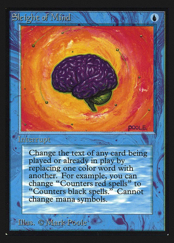 1993 Collectors' Edition Sleight of Mind rare #79 rare card image