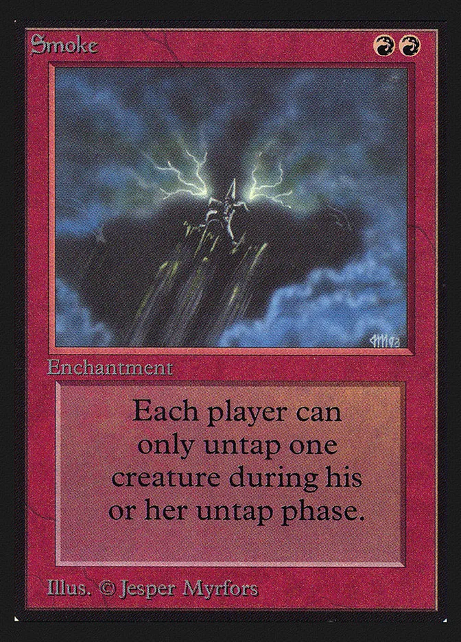 1993 Collectors' Edition Smoke rare #176 rare card image