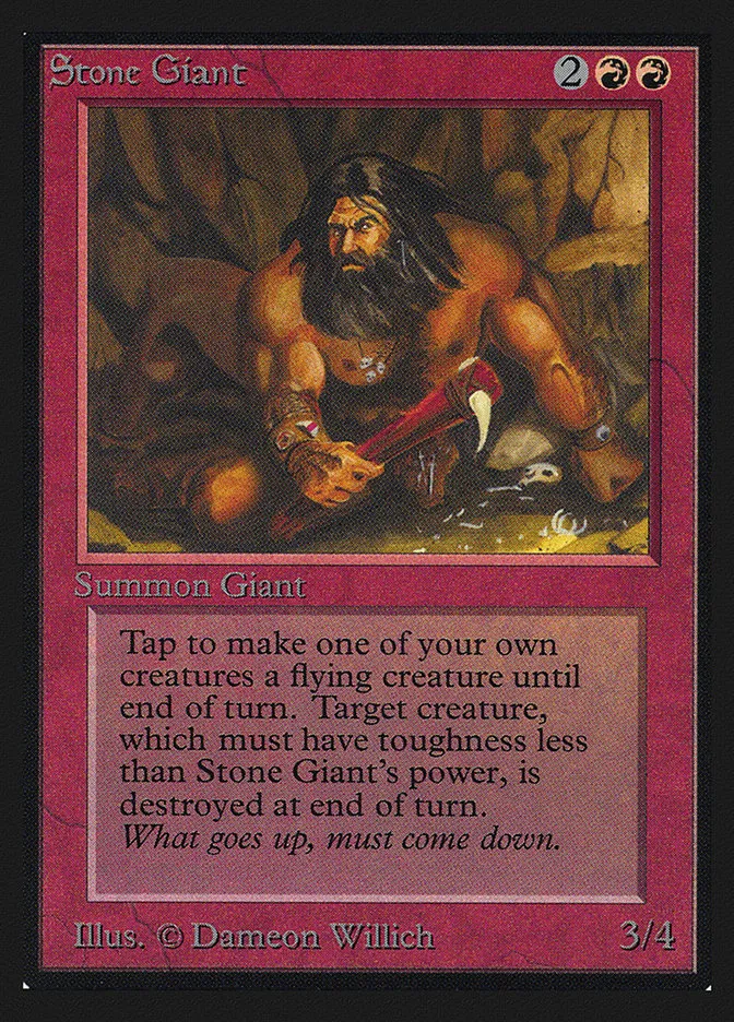 1993 Collectors' Edition Stone Giant uncommon #177 uncommon card image
