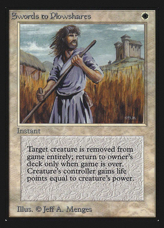 1993 Collectors' Edition Swords to Plowshares uncommon #41 uncommon card image