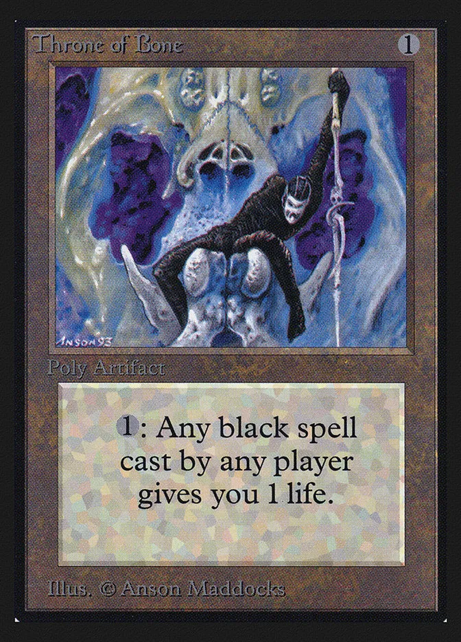 1993 Collectors' Edition Throne of Bone #274 uncommon card image