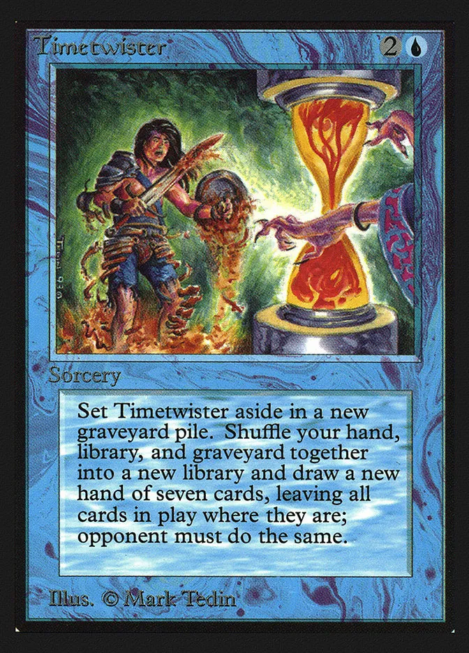 1993 Collectors' Edition Timetwister #85 rare card image