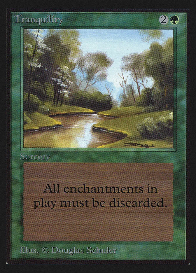1993 Collectors' Edition Tranquility common #221 common card image